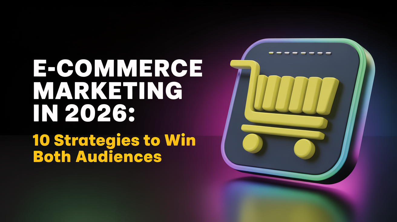 Ecommerce Marketing in 2026: 10 Strategies to Win Both Audiences