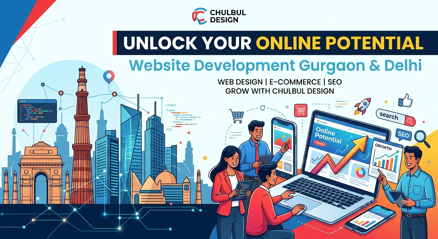 Unlock Your Online Potential: Website Development Gurgaon & Delhi