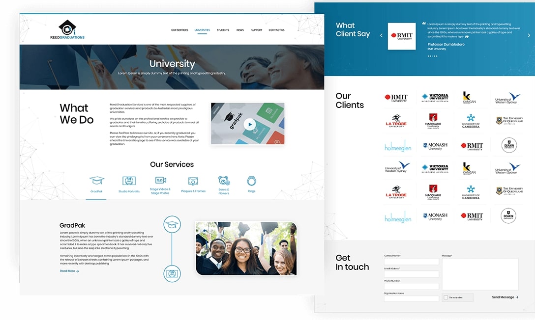 User-friendly website